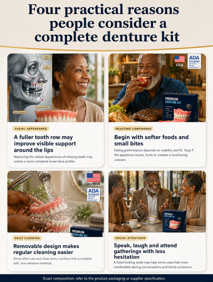 Natural Comfort Denture Kit
