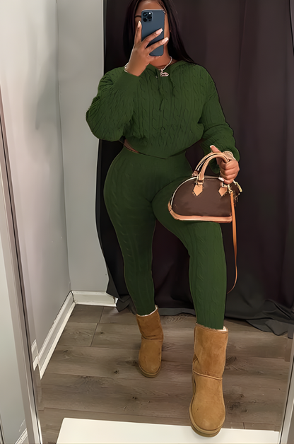 Minimalist Cozy Knit Lounge Set
