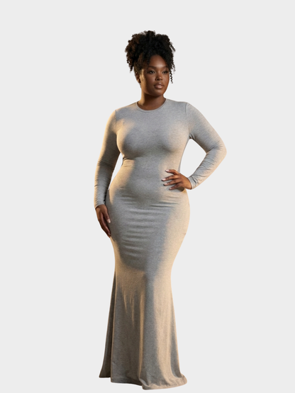 High-Stretch Sculpt Maxi Dress