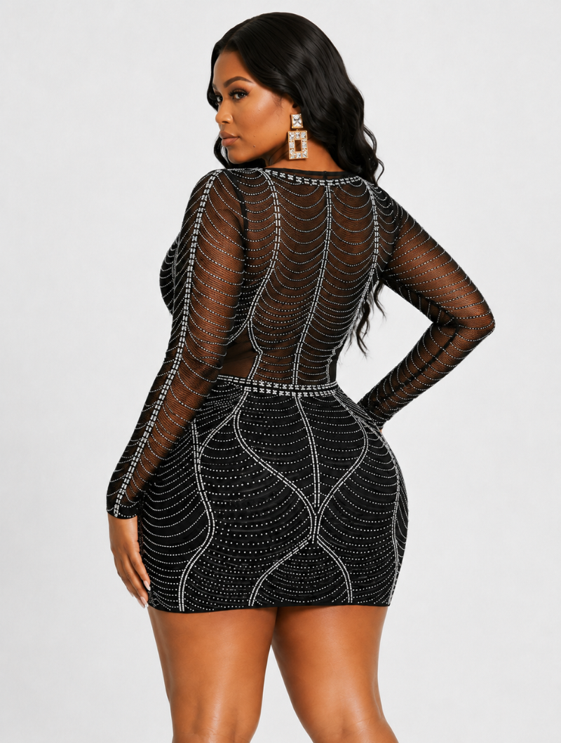 Radiant Criss-Cross Bodycon