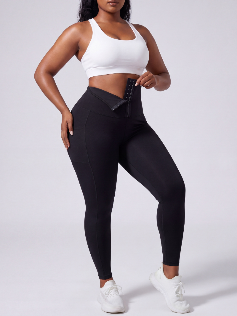 Tummy Control Body Shaper Yoga Pant with Pockets