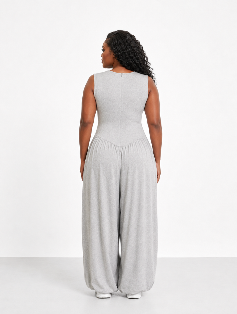 Drop Waist Balloon Jumpsuit