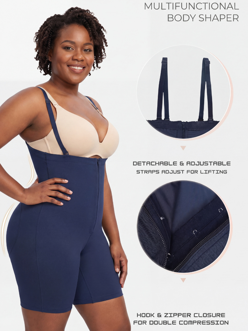 Tummy Compression Bodysuit Shaper With Butt Lifter Faja