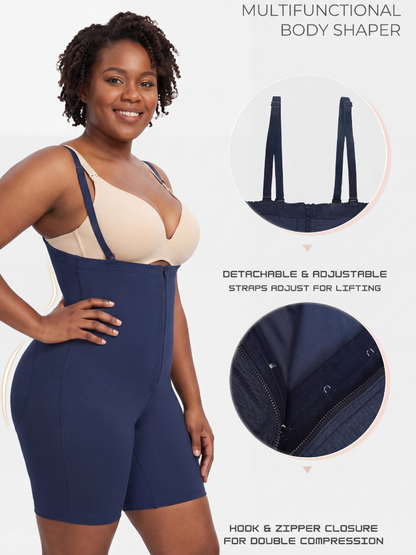 Tummy Compression Bodysuit Shaper With Butt Lifter Faja