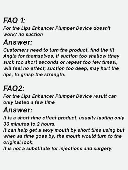 Lips Enhancer Device