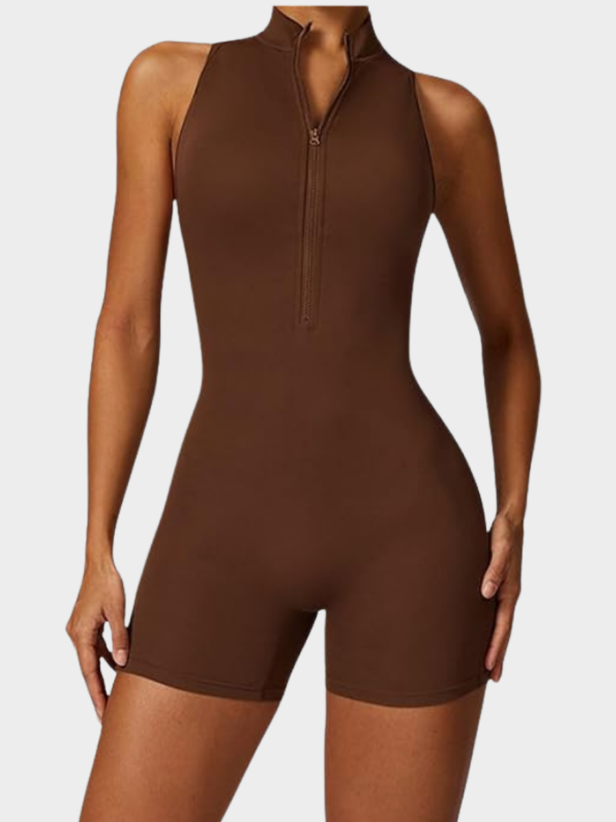 Backless Fitness Jumpsuit