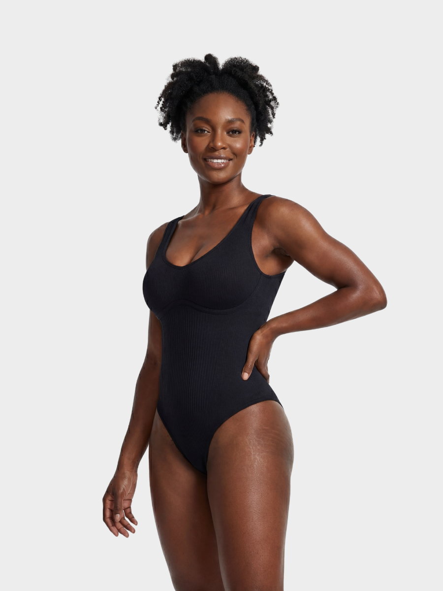 Slimming V-Neck Bodysuit