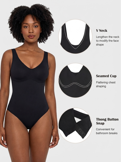 Slimming V-Neck Bodysuit