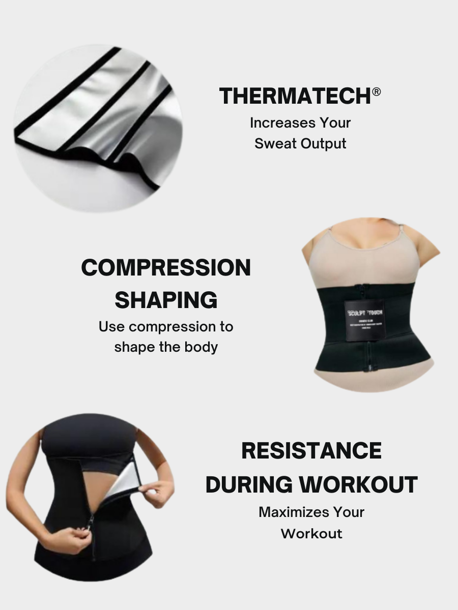 Sauna Hourglass Girdle-Sweat Max