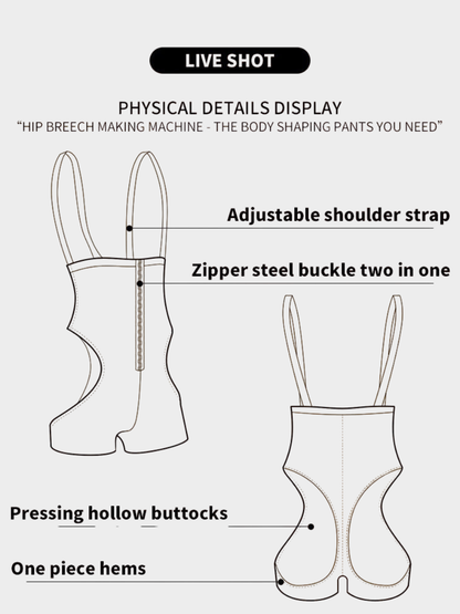 Hip lift create 3D hips