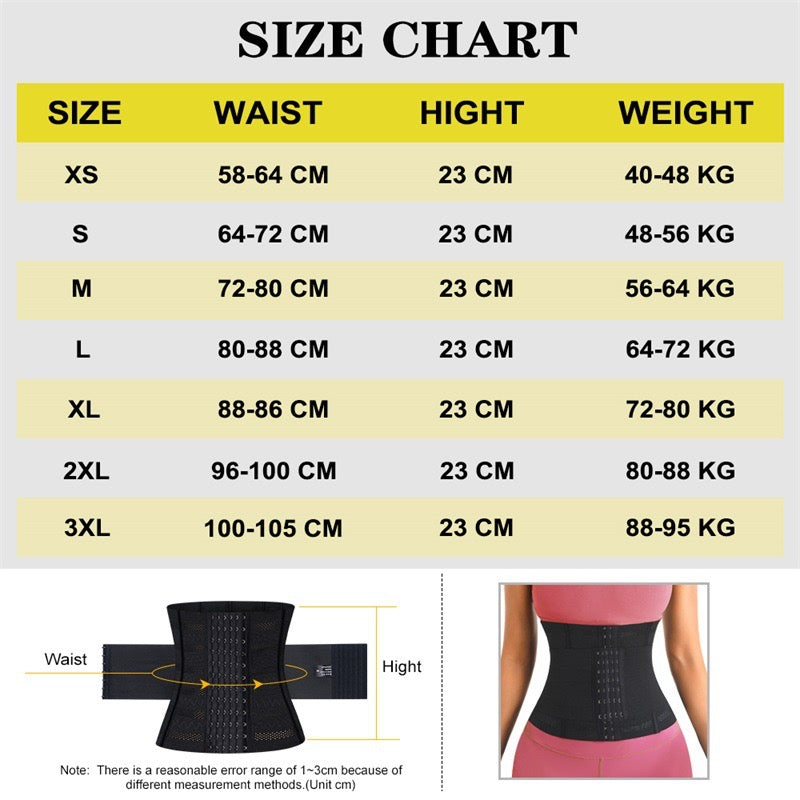 Mesh breathable  high-strength waist trainer