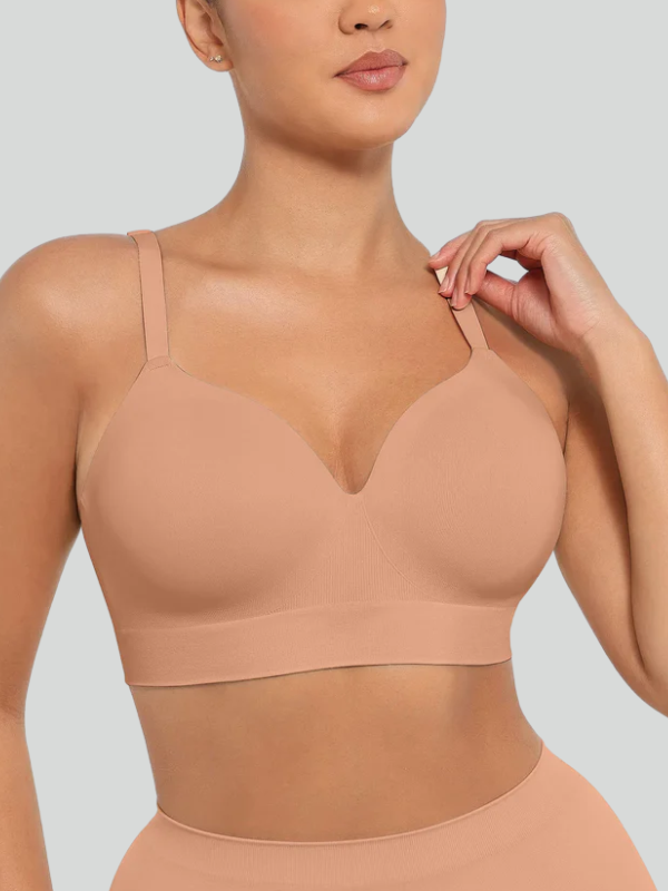 Wireless Push-Up Seamless Comfort Full Coverage Bra