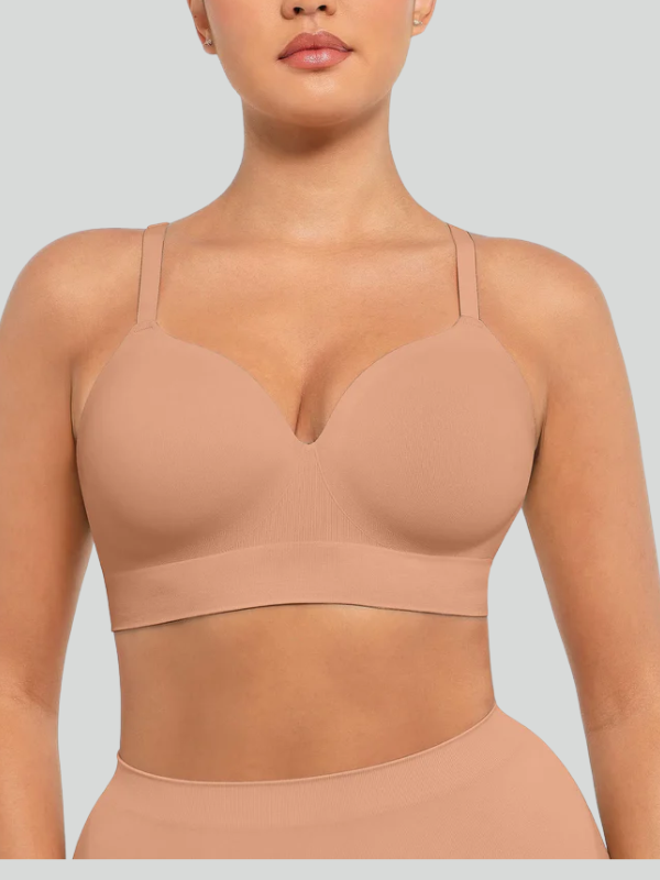 Wireless Push-Up Seamless Comfort Full Coverage Bra
