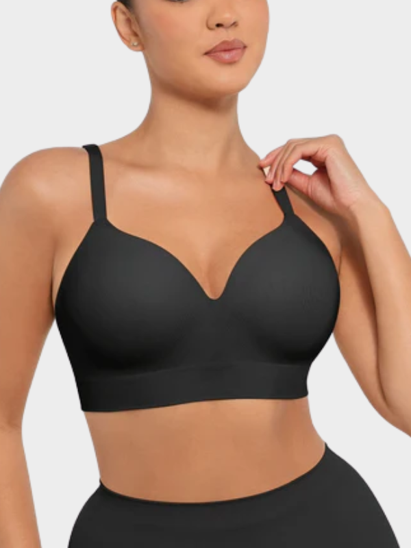 Wireless Push-Up Seamless Comfort Full Coverage Bra