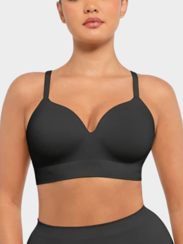 Wireless Push-Up Seamless Comfort Full Coverage Bra