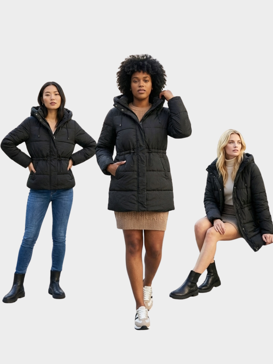 Warm Water-Repellent Puffer