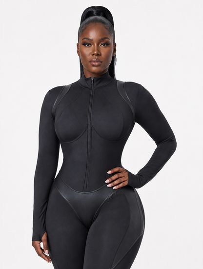 Corset Sculpt Long Jumpsuit