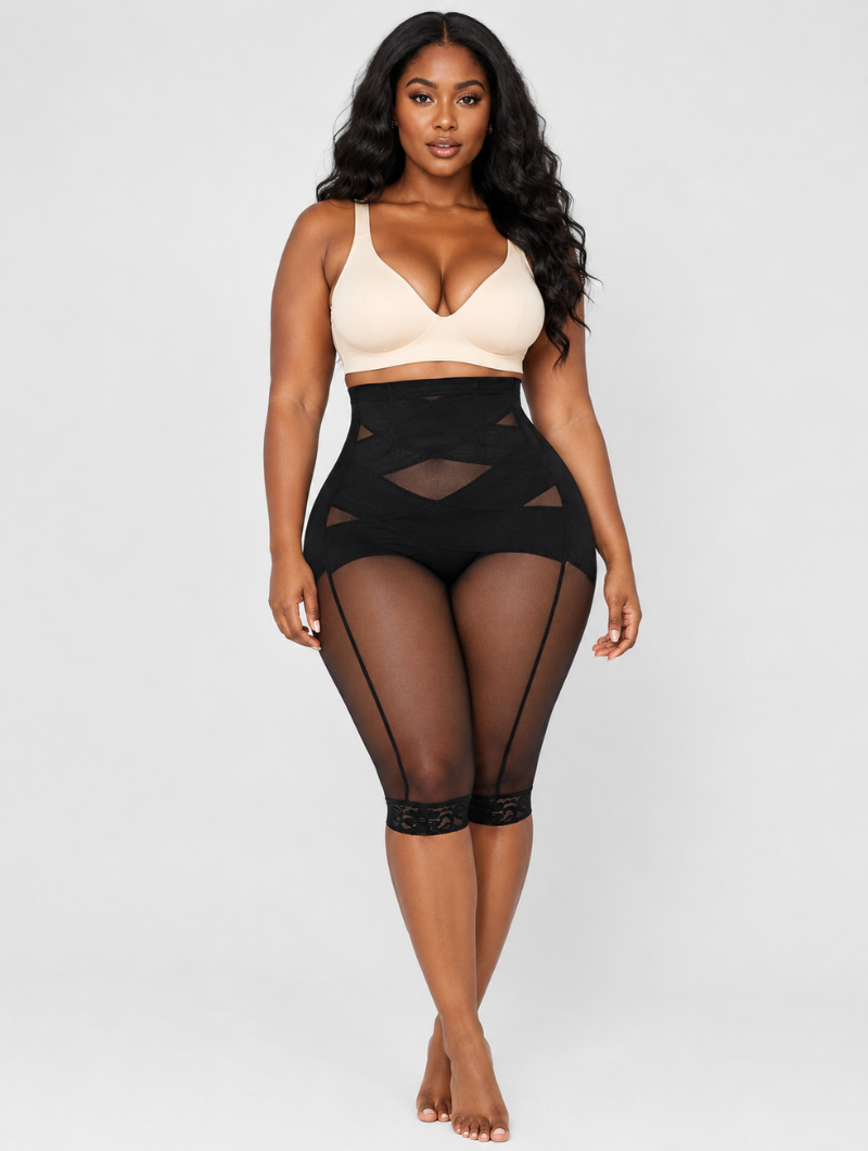 High-Waist Mesh Sculptor