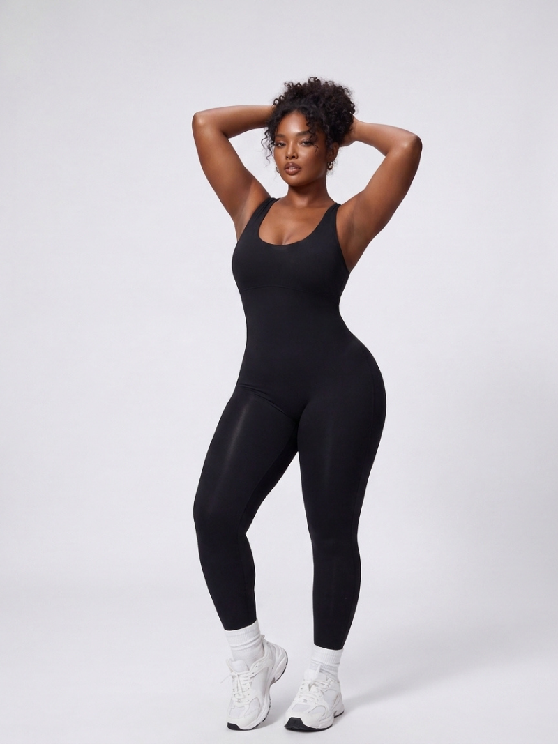 Criss-Cross Yoga Jumpsuit