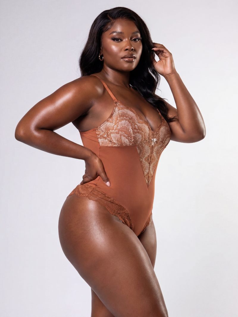 Half-Lace Detail Shapewear