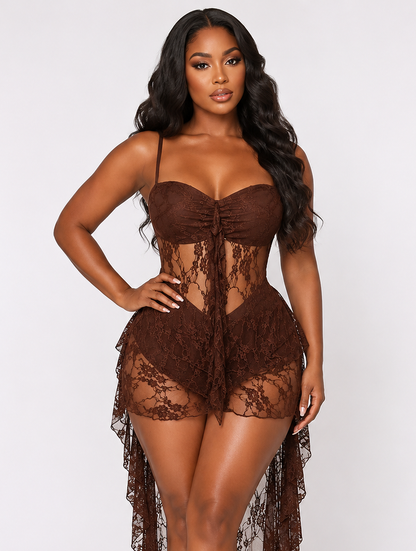 Enchanted Lace Hi-Lo Dress