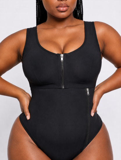 Zip Sculpting Bodysuit