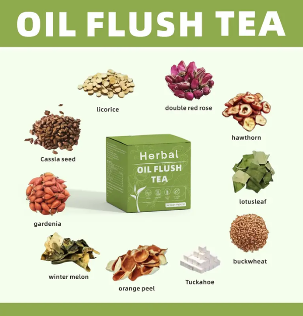 Oil Flush Tea - Gentle Essence of Herbs