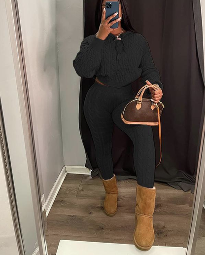 Minimalist Cozy Knit Lounge Set