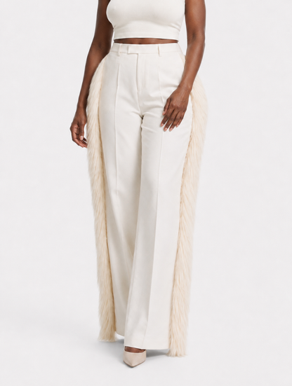 Fringed Side Tux Trousers