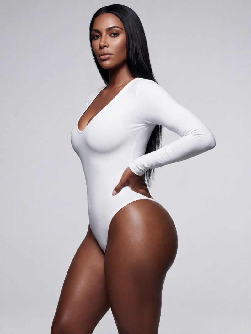 Cozy Long Sleeve V-Neck Bodysuit