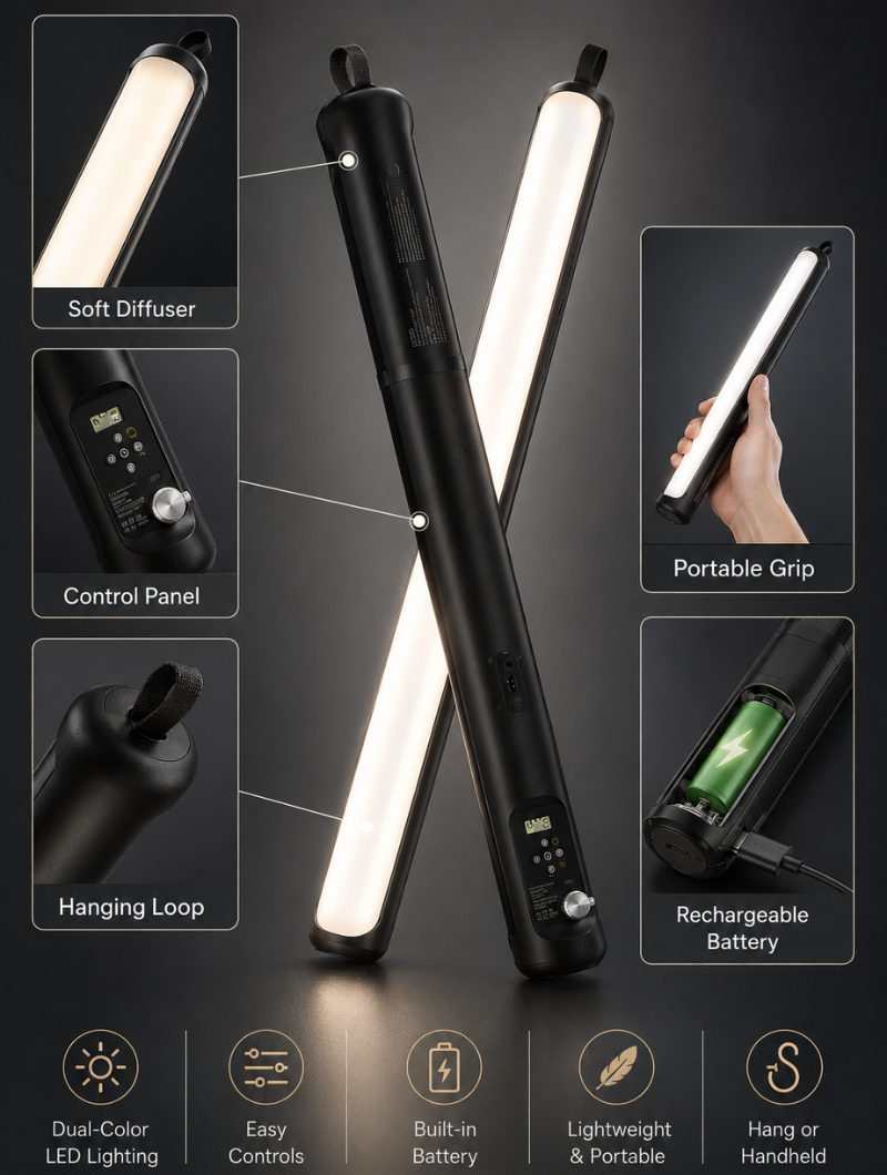 Inflatable LED Tube Light