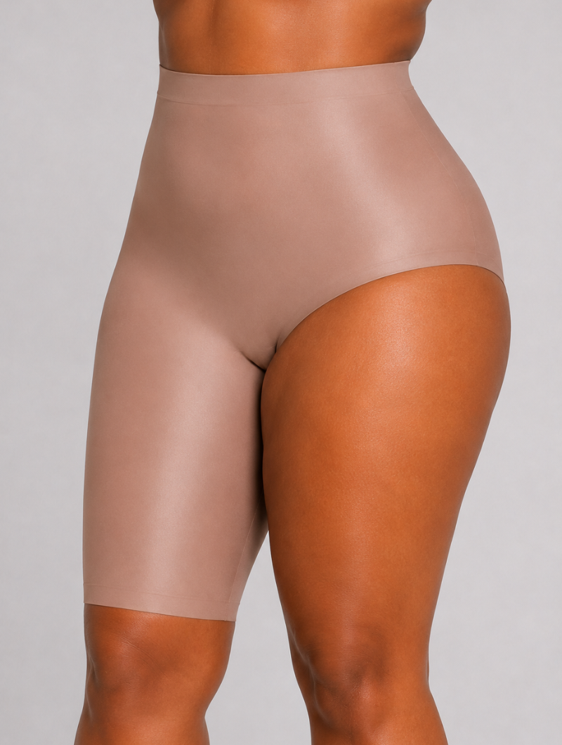 Asymmetric High-Rise Sculpt Shorts