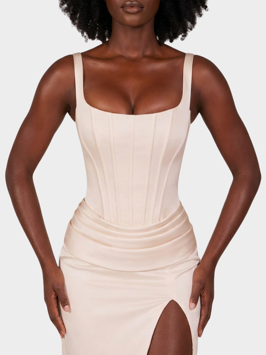 Elegance Waist-Tie Dress