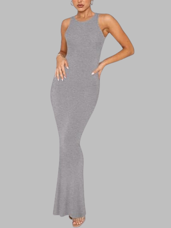 Hourglass Halter Lounge Dress