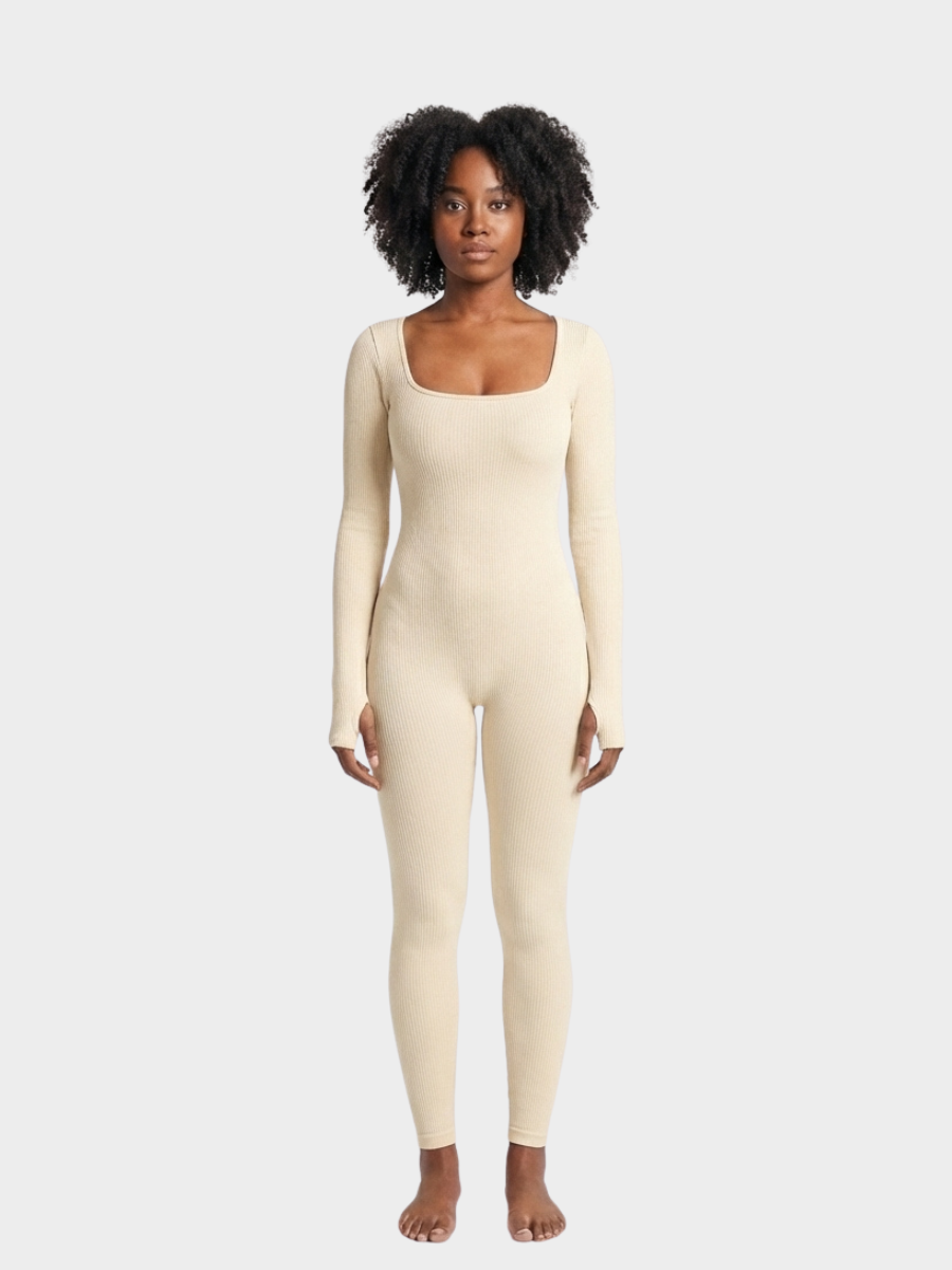 Long Sleeve Sport Jumpsuits