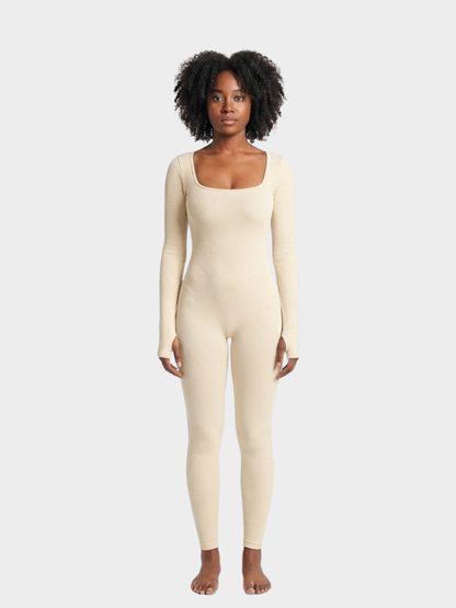 Long Sleeve Sport Jumpsuits