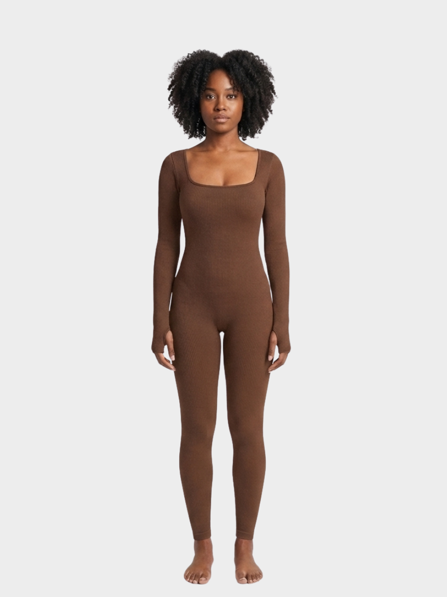 Long Sleeve Sport Jumpsuits
