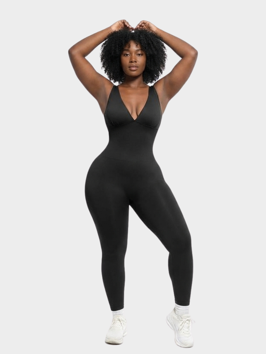 Deep V Sculpting Bodysuit