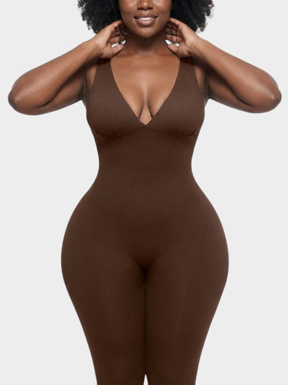 Deep V Sculpting Bodysuit