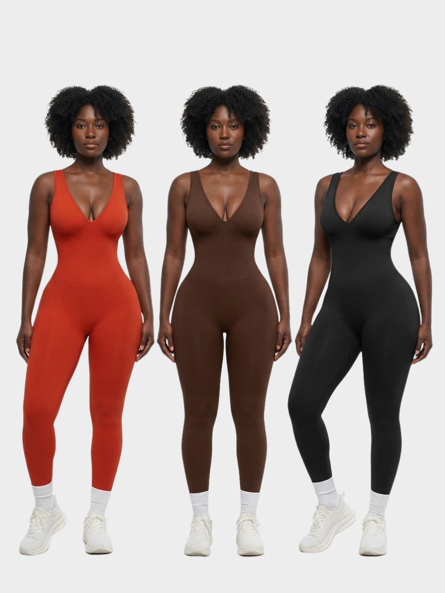 Deep V Sculpting Bodysuit