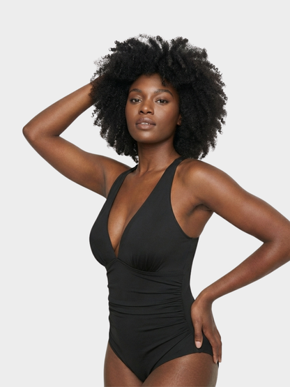 Smart Sculpt Plunge Cutout Swimsuit