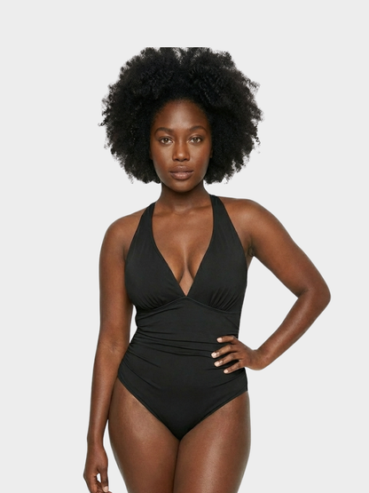 Smart Sculpt Plunge Cutout Swimsuit
