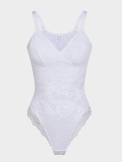 Lace V-Neck Shapewear