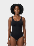 Women Seamless Round Neck Tummy Control Bodysuit