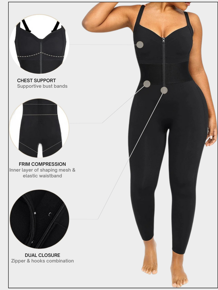 Waistband Shaping Jumpsuit