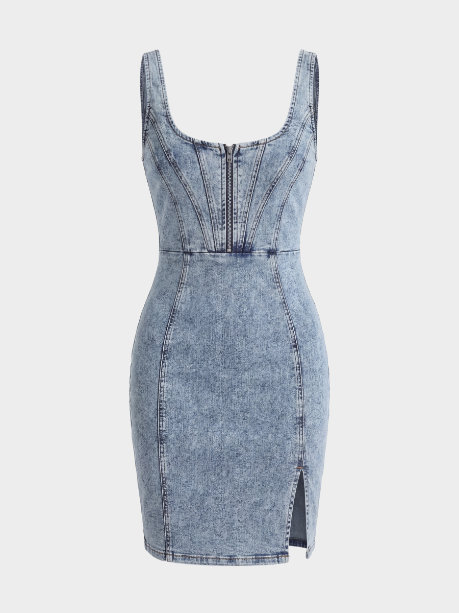Side Slit Bodycon Dress