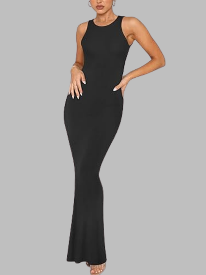 Hourglass Halter Lounge Dress