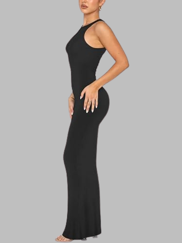 Hourglass Halter Lounge Dress