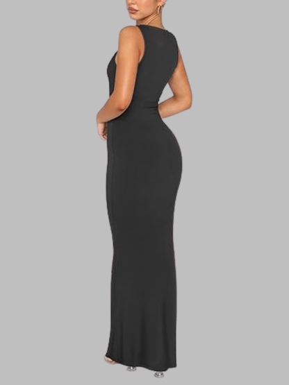 Hourglass Halter Lounge Dress