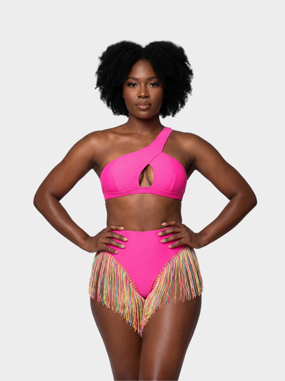 Fringe Hem Bikini Set